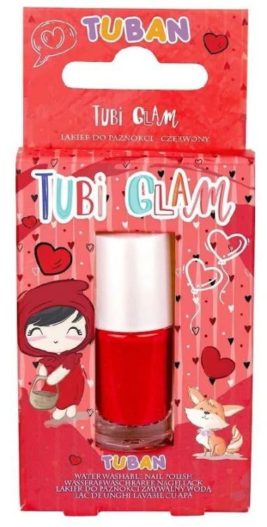 Lakier do paznokci Tubi Glam czerwony, Tuban