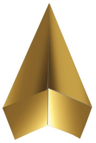 Karton metalizowany 230g A4 (10szt) złoty, GDD