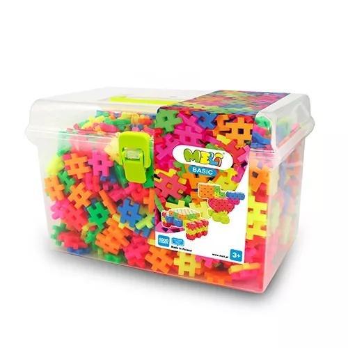 Klocki Meli Basic Neon Travel Box 1000szt, Meli