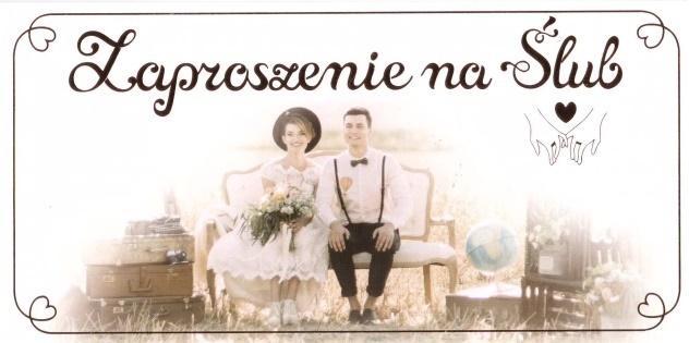Zaproszenie Ślub Z109 (10szt.)