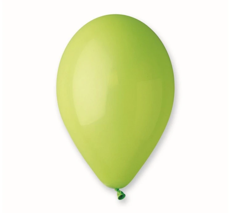 Balony Gemar pastel pistacjowe 100szt