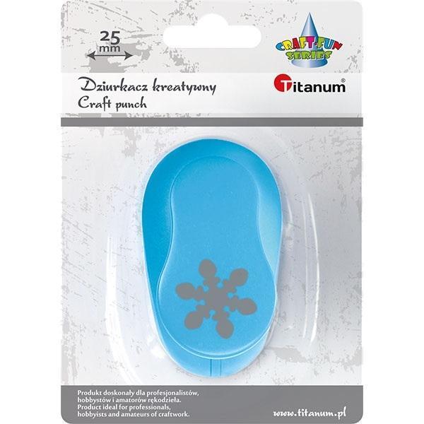 Dziurkacz z motywem 25mm płatek, Titanum