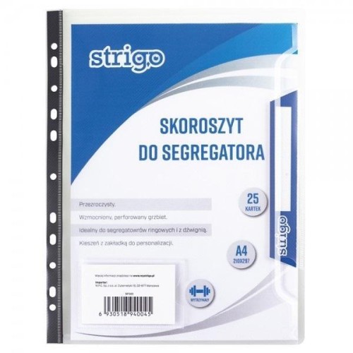 Skoroszyt PP do segregatora A4 STRIGO, Strigo