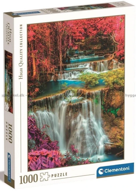Puzzle 1000 HQ Colourful Thai falls, Clementoni