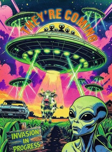 Puzzle 1000 Hall of Horror UFO, Trefl