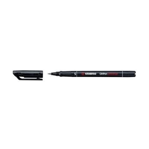 Foliopis OHP czarny S (10szt) STABILO, Stabilo