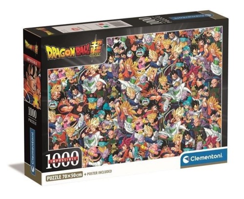 Puzzle 1000 Compact Anime Dragon ball, Clementoni