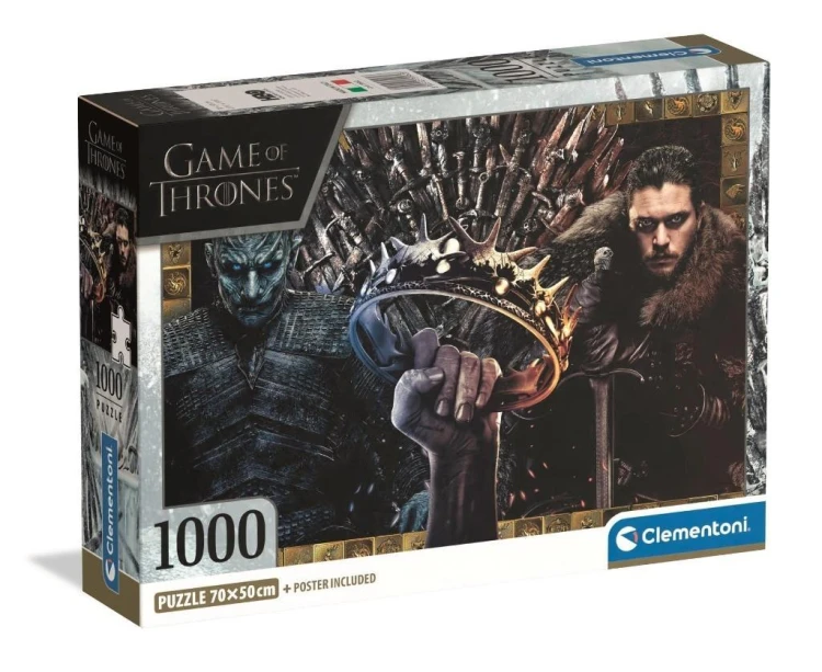 Puzzle 1000 Compact Game Of Thrones, Clementoni