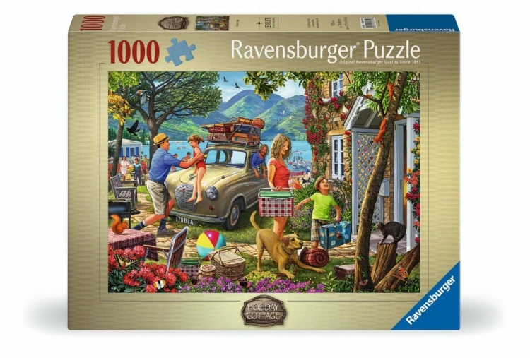 Puzzle 1000 Holiday Cottage, Ravensburger