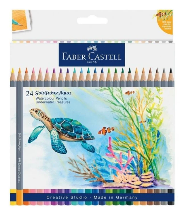 Kredki akwarelowe GoldfaberAqua 24kol FABER CASTEL
