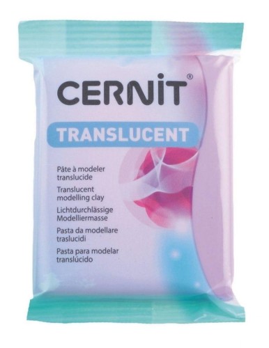 Modelina przeźroczysta fioletowa 56g, Cernit