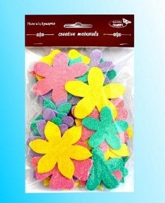 Kwiatki brokatowe 60szt, Galeria Hobby
