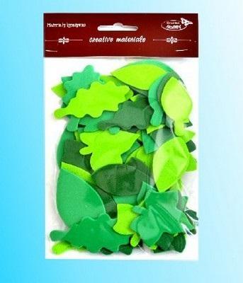 Listki tonacja zielona 60szt, Galeria Hobby