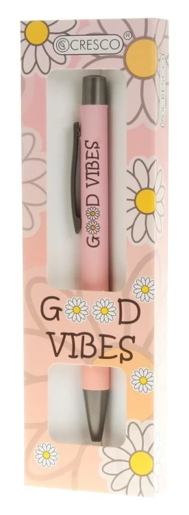 Długopis Happiness - Good Vibes w etui, Cresco