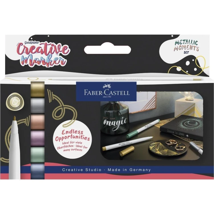 Pisak kreatywny goldfaber 6 kolorów, Faber Castell