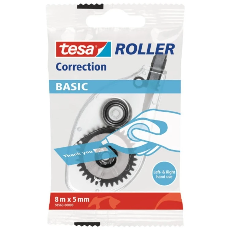 Korektor w taśmie Basic 8m x 5mm, Tesa