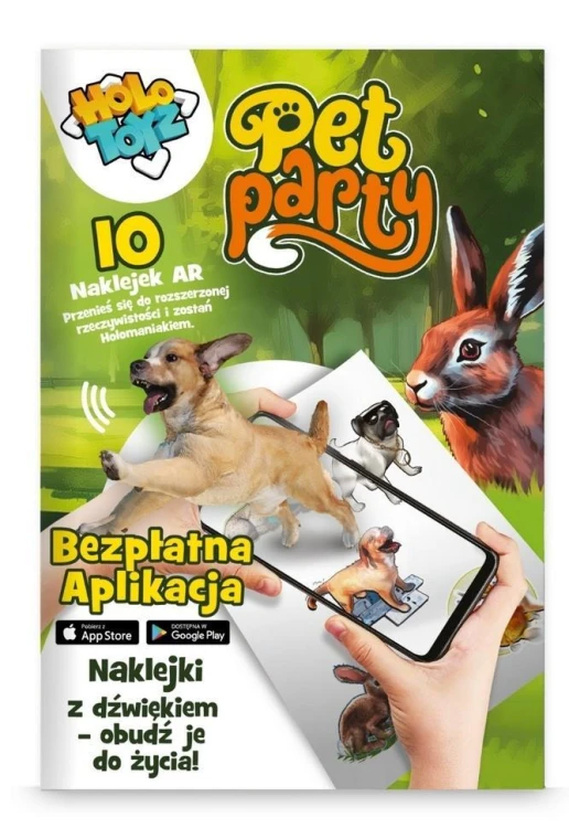 Naklejki dla dzieci AR Pet Party, HoloToyz