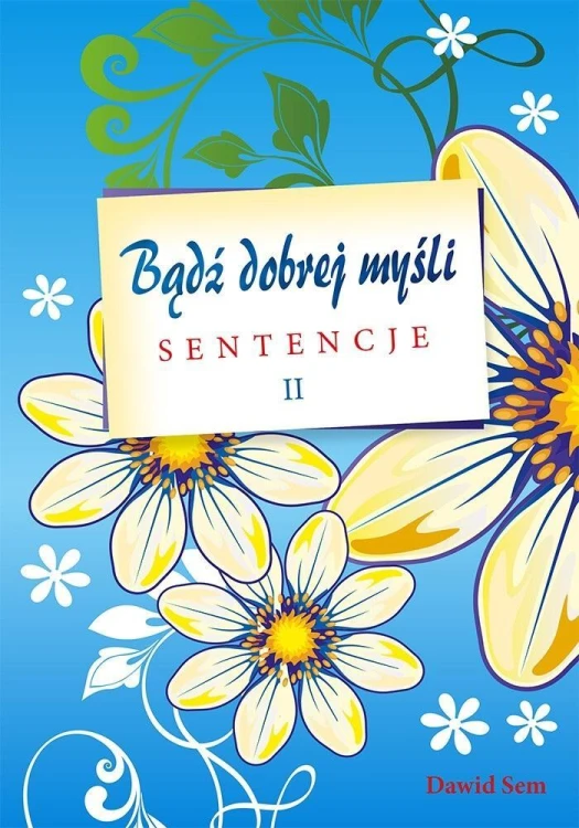 Bądź dobrej myśli cz.II - sentencje, Dawid Sem