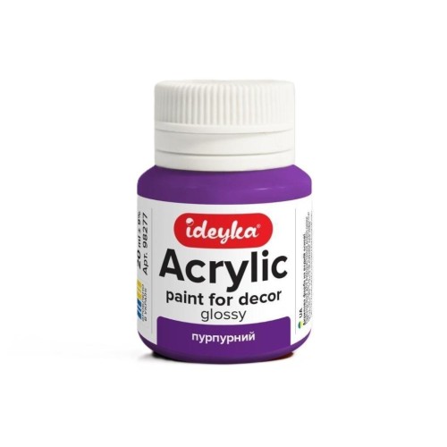 Farba akrylowa Fioletowy 20ml, Ideyka