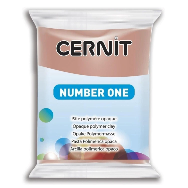 Modelina szarobrązowa 56g, Cernit
