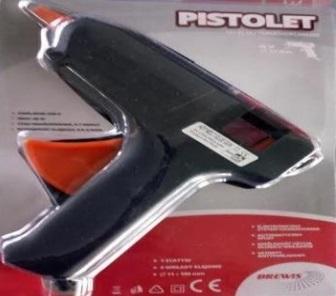 Pistolet do kleju termotopliwego moc 10W, Brewis