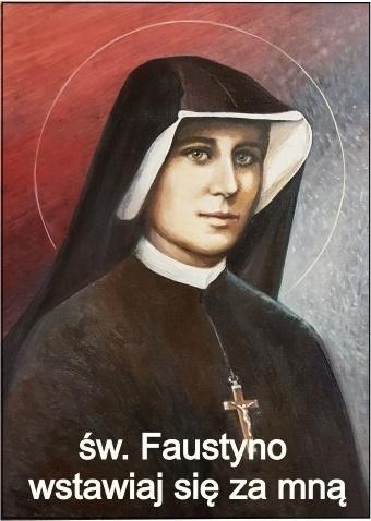 Magnes na lodówkę - Św. Faustyna, Petrus