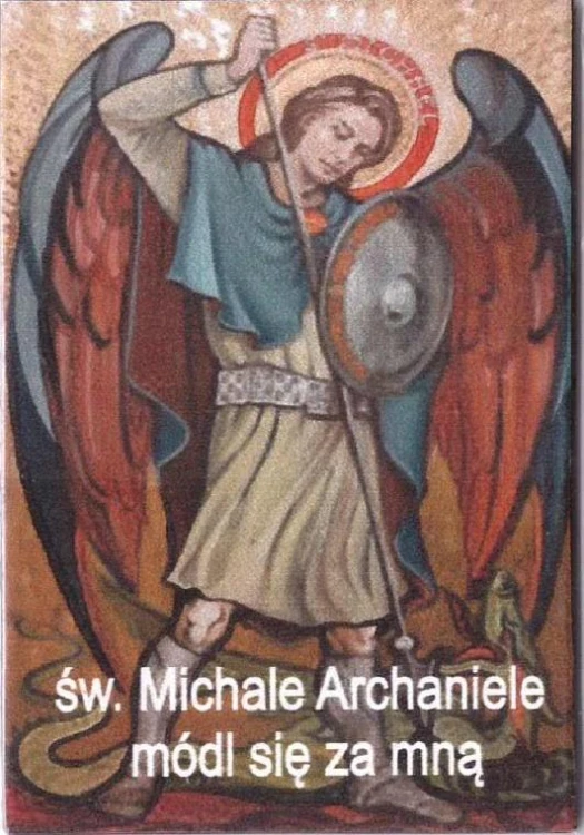 Magnes na lodówkę - Św. Michał Archanioł, Petrus