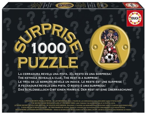 Puzzle 1000 (Surprise Puzzle) Piłka nożna, Educa