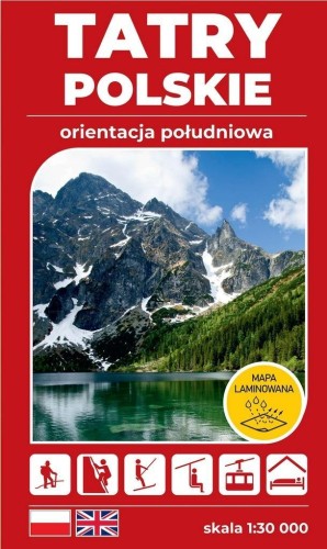 Mapa turystyczna - Tatry Polskie 1:30 000