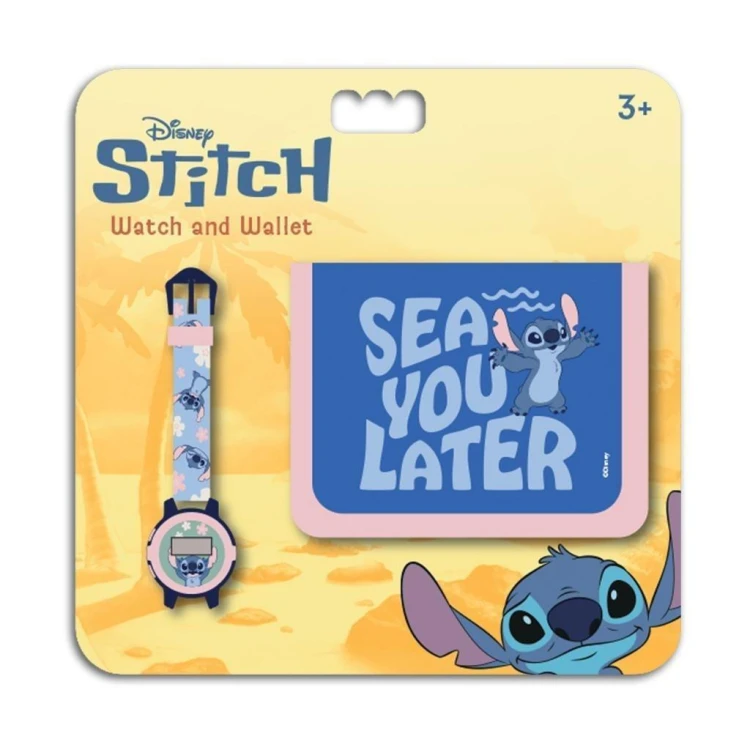 Zestaw prezentowy - portfel i zegarek Lilo&Stitch