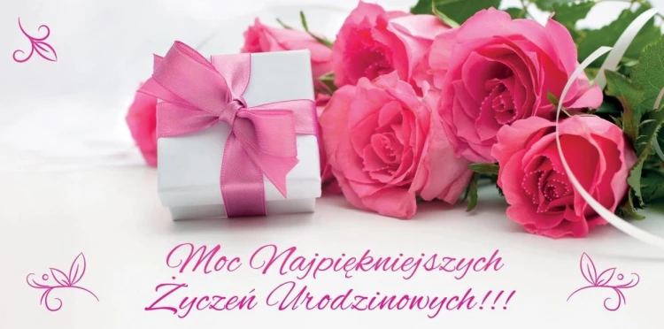 Karnet Flowers Urodziny wzór nr 7