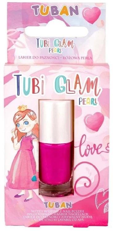 Lakier do paznokci Tubi Glam różowy perłowy, Tuban