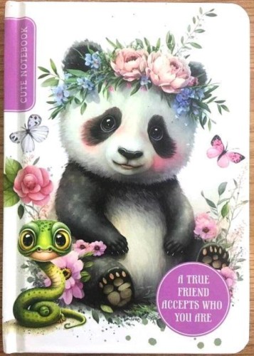 Notatnik A6/64K gładki Panda, Fresh