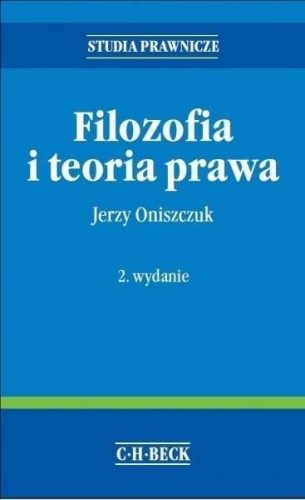Filozofia i teoria prawa w.2, Jerzy Oniszczuk