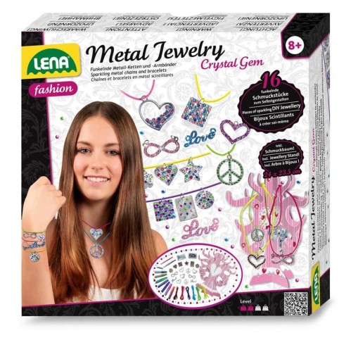 Biżuteria metalowa z kryształami DIY..., Lena