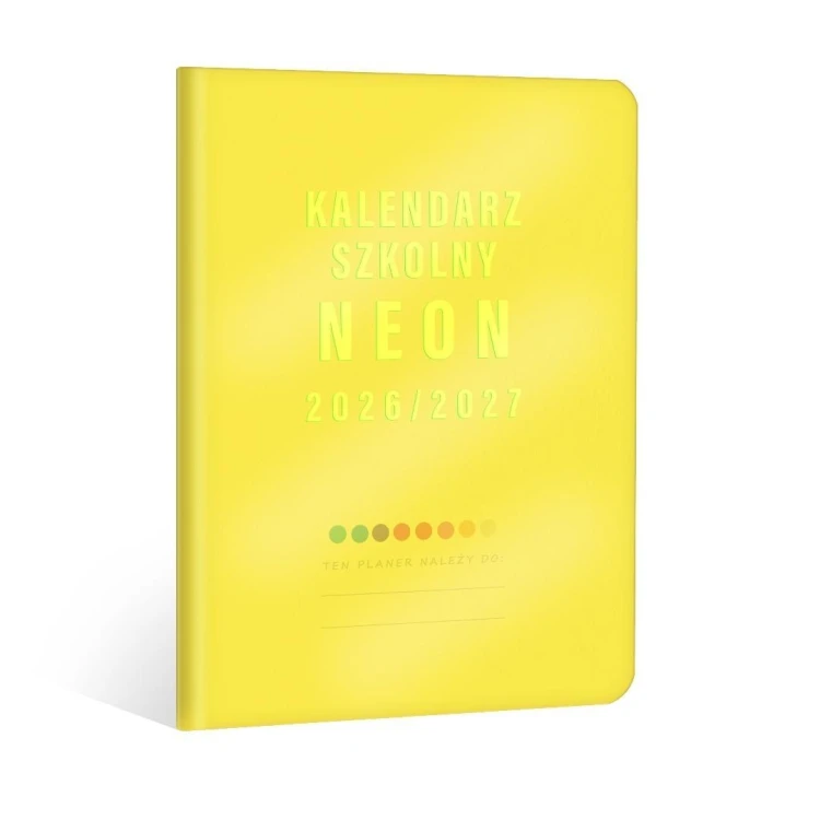 Kalendarz szkolny 2026/2027 NEON