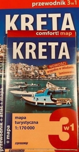 Kreta 3w1 przewodnik+atlas+mapa, praca zbiorowa