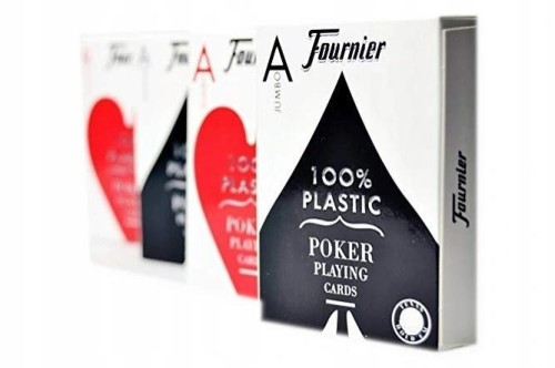 Jumbo Poker 100% plastik FOURNIER, Quint