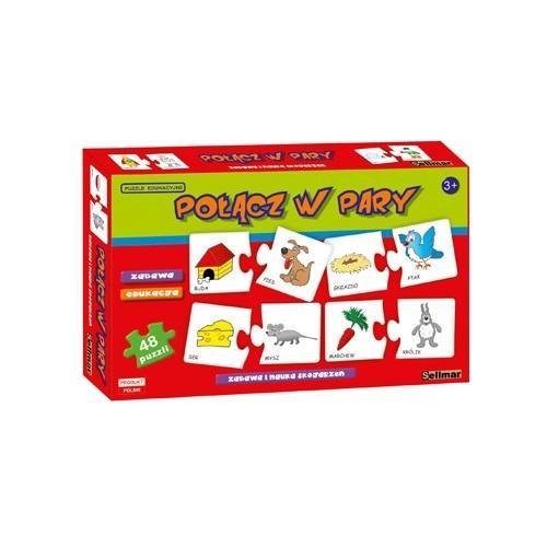 Puzzle edukacyjne Połącz w pary, Sellmar