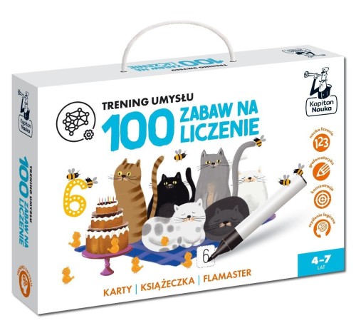 Kapitan Nauka Trening umysłu 100 zabaw na liczenie