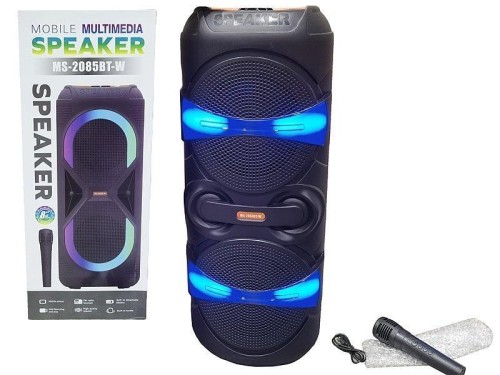 Głośnik Bluetooth z mikrofonem karaoke USB