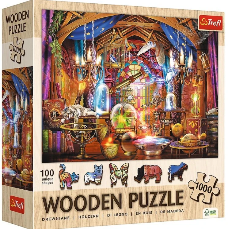 Puzzle drewniane 1000 Czarodziejska komnata TREFL