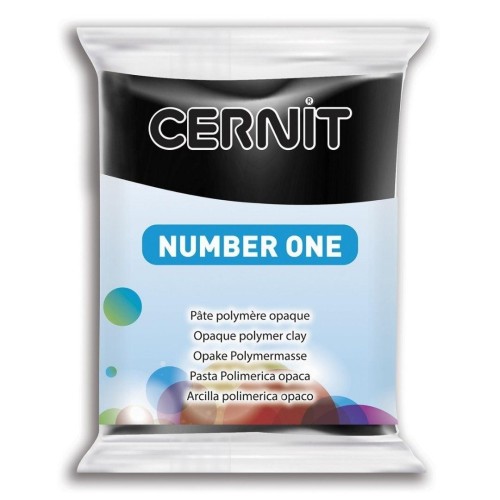 Modelina czarna 56g, Cernit