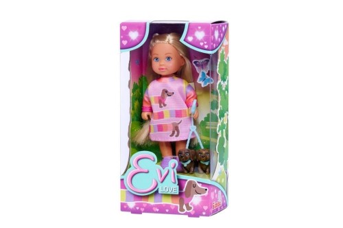 Evi z pieskami na spacerze 12cm, Simba
