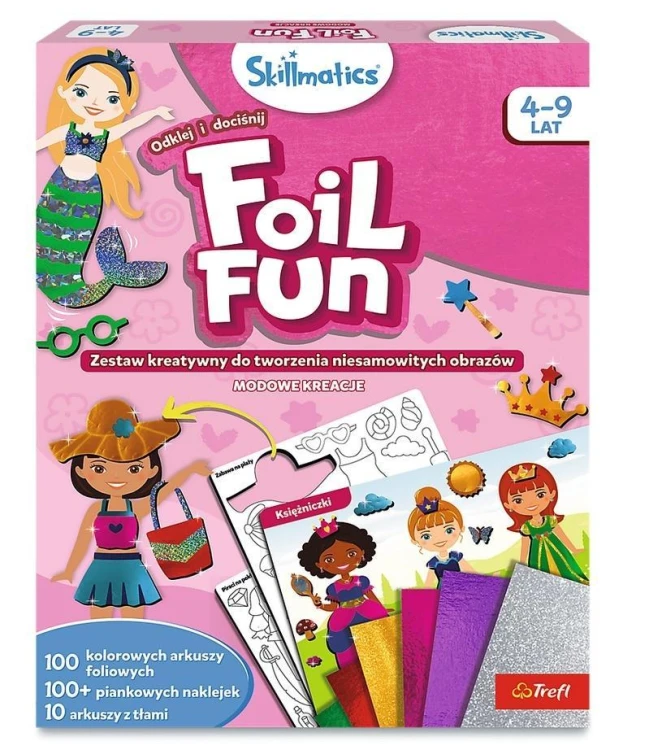 Zestaw Skillmatics Foil Fun Modowe Kreacje, Trefl