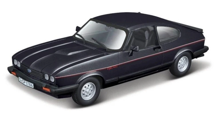Ford Capri 1600 GT black 1:24 BBURAGO, BBurago
