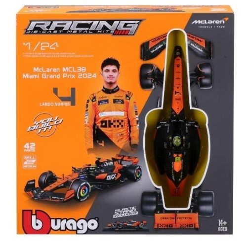 F1 Model Kit Mclaren Team MCL38 #4 Lando Norris