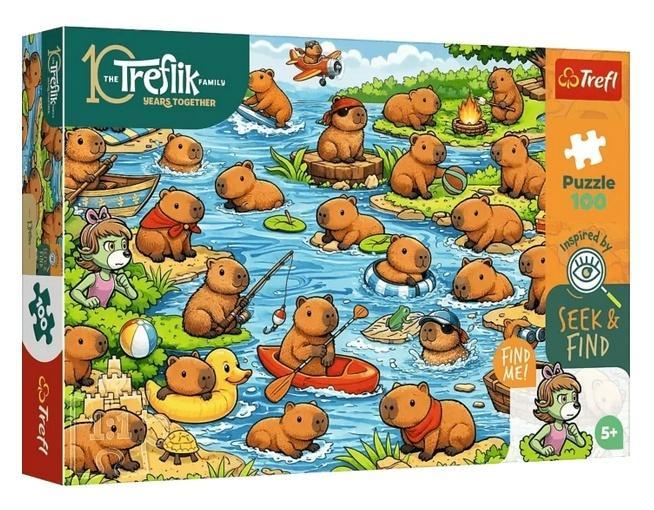 Puzzle 100 Trefliki - Kapibary TREFL, Trefl