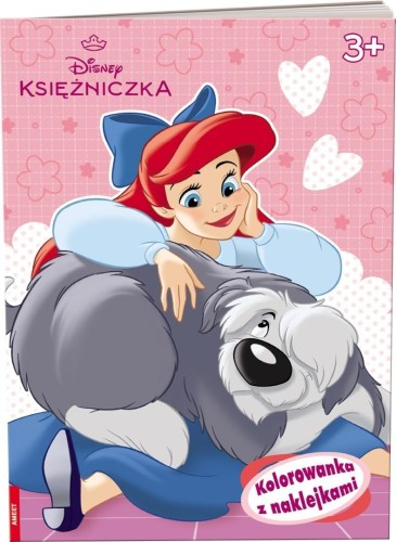 Disney Księżniczka. Kolorowanka z naklejkami