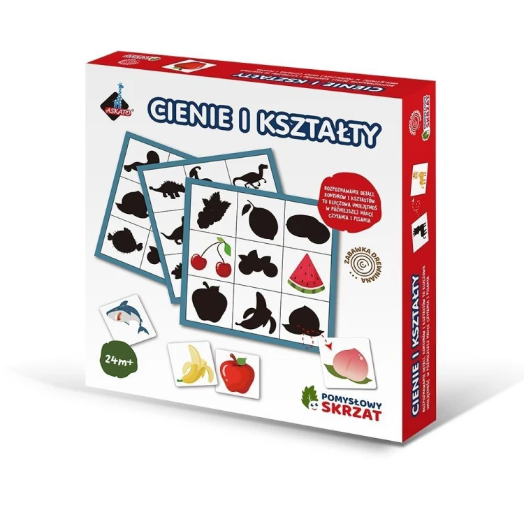 Pomysłowy skrzat cienie i kształty, Askato